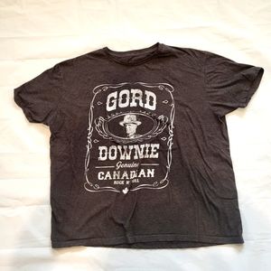 Gordon Downie from Tragically Hip shirt.